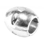 Schroefas anode aluminium 35 mm