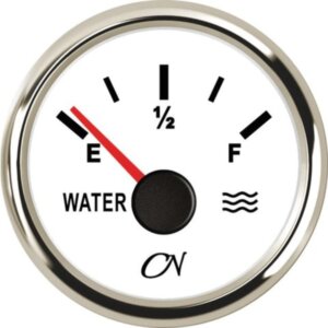 Drinkwatermeter CN wit/chroom