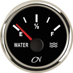 Drinkwatermeter CN zwart/chroom