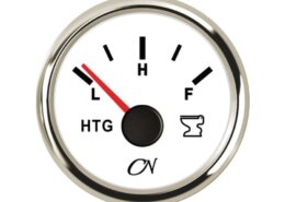 Vuilwatermeter wit/chroom CN