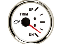 Trimmeter wit/chroom CN