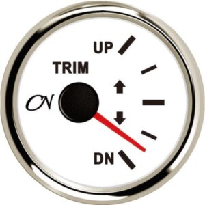 Trimmeter wit/chroom CN