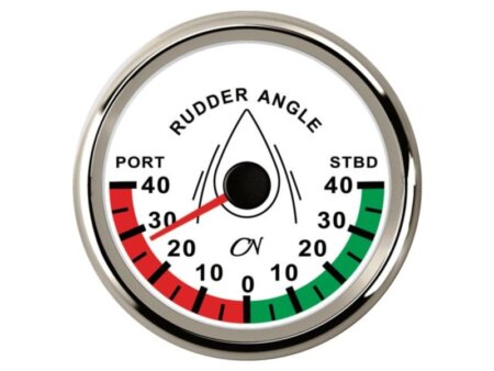 Roerstandmeter wit/chroom CN 85 mm