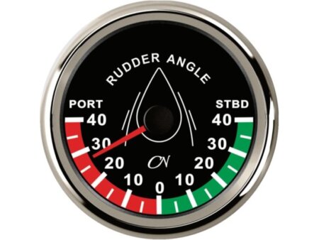 Roerstandmeter zwart/chroom CN 85 mm
