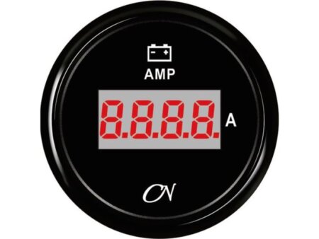 Ampèremeter digitaal zwart/zwart CN