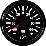 Ampèremeter 80A zwart/zwart CN inclusief shunt
