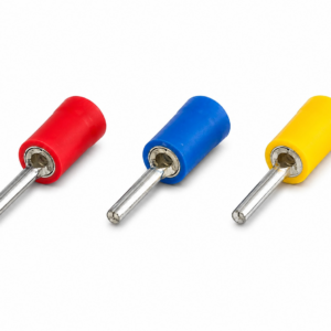 Draadklem pin geel (4 stuks)