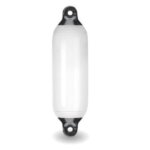 Fender(839) Ø20 x 105,5 cm, wit