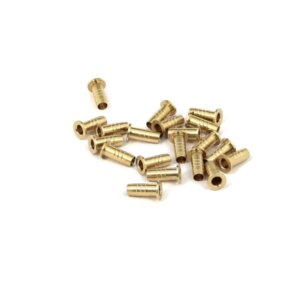 Steunhulzen, Ø 6,5 mm voor Nylon slang Ø 6 x Ø 10 mm. (per stuk)