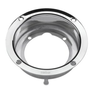 Verloopflens RVS voor Vetus HTP pompen, diepte 38 mm