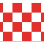 Provincievlag Noord Brabant 30 x 45 cm