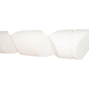 Steigerfender hoek 100x19x19 cm, Wit