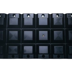 Multifender 60 x 30 x 8 cm, zwart