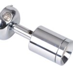 Leeslamp LED chroom recht