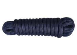 Landvast 16-voudig 100% polyester 10 mm - 8 meter navy