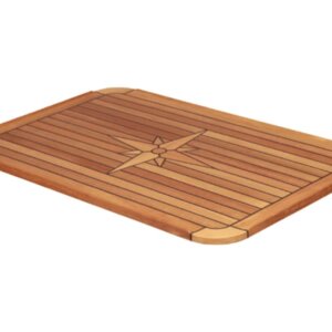 Tafelblad Teak classic soft 58 x 90 cm