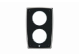 Aluminium uitbreidingspaneel voor twee instrumenten