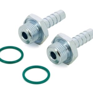 Spin-on slangaansluitingen 8 mm recht