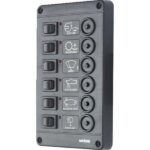Schakelpaneel P6, automatische zekeringen, 12V