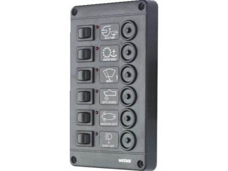 Schakelpaneel P6, automatische zekeringen, 12V