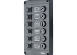 Schakelpaneel P6, glaszekeringen, 12V
