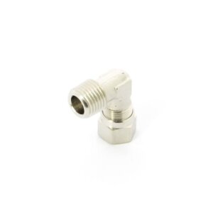Fitting 90 graden voor Vetus stuurpomp, slang 8 mm