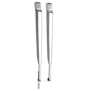Vetus dubbele instelbare ruitenwisserarm 386 - 471 RVS