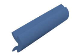 Afdekstrip kobalt blauw RAL5013 - 20 meter