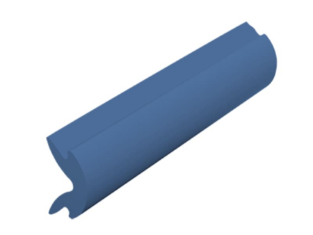 Afdekstrip kobalt blauw RAL5013 - 20 meter
