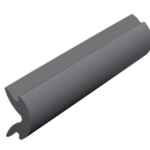 Afdekstrip antraciet - 30 meter