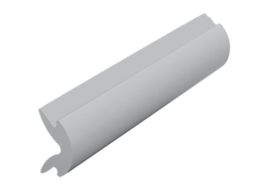 Afdekstrip licht grijs - 20 meter
