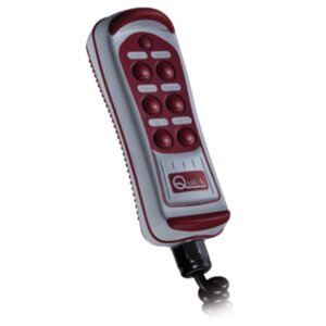 Handheld bediening met LED, 6 knops