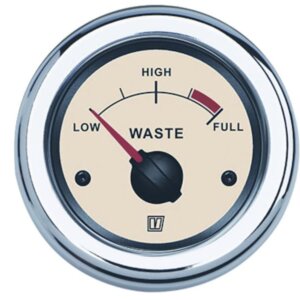 Vetus vuilwatermeter 12/24V creme - nieuwe lijn