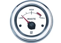 Vetus vuilwatermeter 12/24V wit - nieuwe lijn