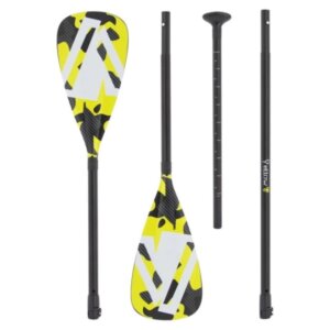 Modulaire zwart aluminium SUP / Kajak peddel van YellowV