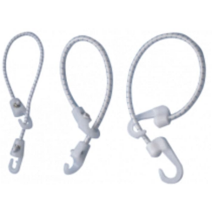 Spanner met haken 200 x 4 mm - 4 stuks