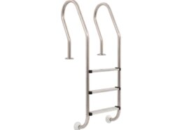 Zwembadladder 3 Treden Roestvrij Staal 304; 120 cm