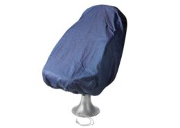 Beschermhoes donker blauw voor Vetus stuurstoel