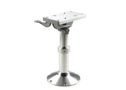 Stoelpoot verstelbaar 435-635 mm met slede