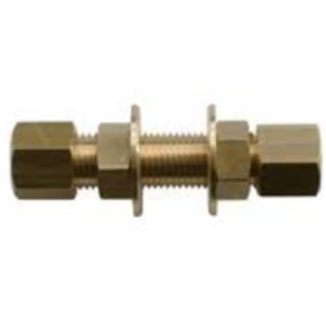 Schotdoorvoer messing 8 mm