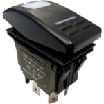 Waterdichte schakelaar met LED-indicator, 3-polig, ON-OFF, 15A / 12V