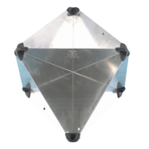 Achtvlakkige radar reflector, 215 x 215 x 300