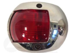 LED Positielantaarns Luxe RVS 316 Rood 112.5°
