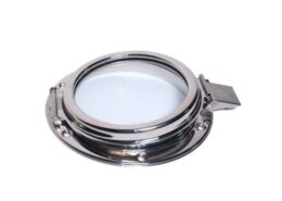 Patrijspoort RVS buitendiameter 190 mm met tegenring