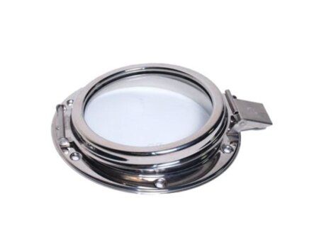 Patrijspoort RVS buitendiameter 190 mm met tegenring
