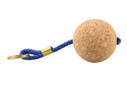 Drijvende sleutelhanger kurk rond 53 mm