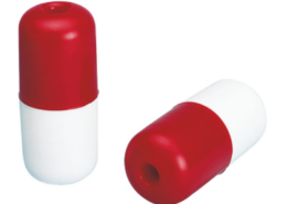 Lijndrijver rood/wit 140 x 60 mm