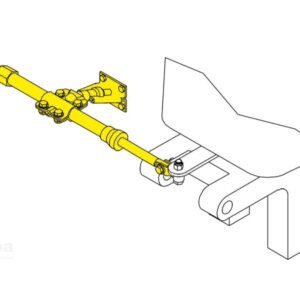 Teleflex spiegel montageset RVS