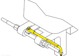 Teleflex universele tillerarm