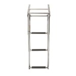 Telescopische cassette ladder 3 treden voor dekmontage.
